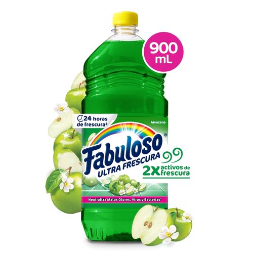 Desinfectante Multiusos Fabuloso Frescura Activa Antibacterial Manzana - 900ml