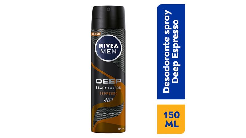 Comprar Desodorante Nivea Men Antibacterial en Spray Deep Espresso