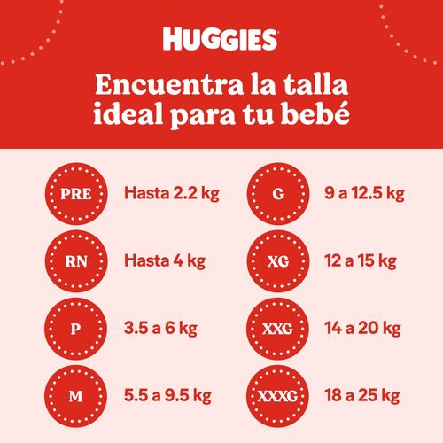 Pañales Huggies Active Sec Etapa 2/M Xtra-Flex, 5.5-9.5kg - 64Uds