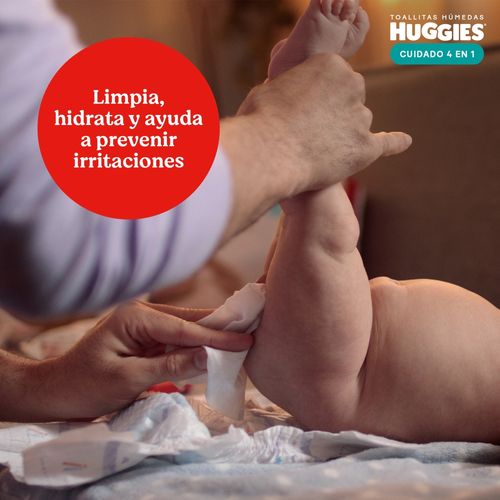 Toallas Húmedas Huggies One & Done, Con Pepino Y Té Verde - 80Uds