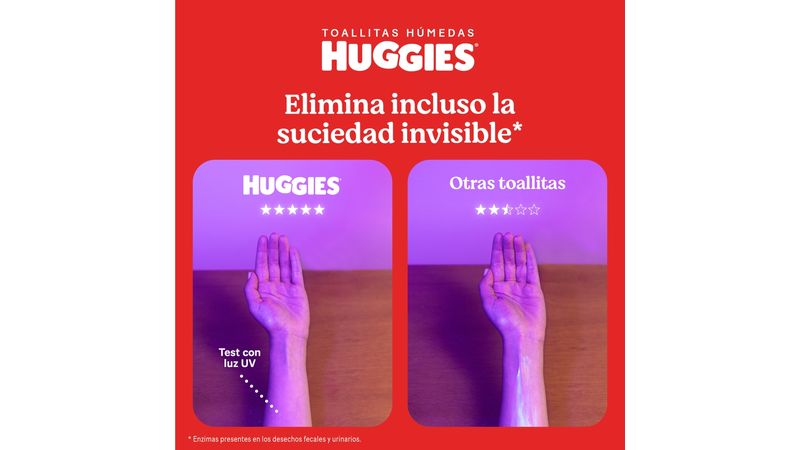 Comprar Toallas Húmedas Huggies 4en1 Hipoalergéncias, Parabenos