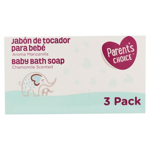 3 Pack Jabón Parents Choice Bebe Manzanilla - 85gr