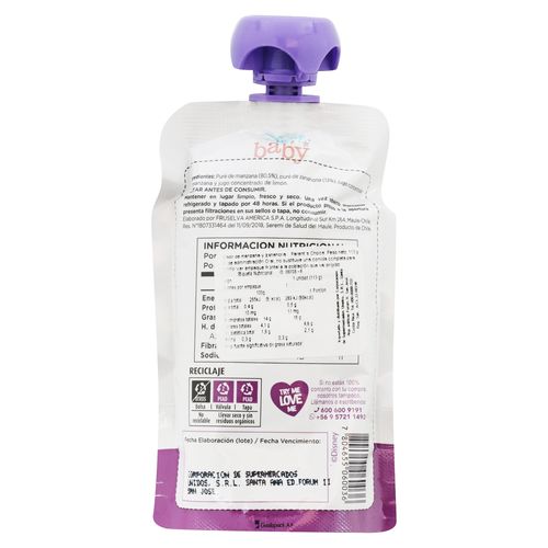 Colado para bebé Parents Choice disney manzana zanahoria - 113 g