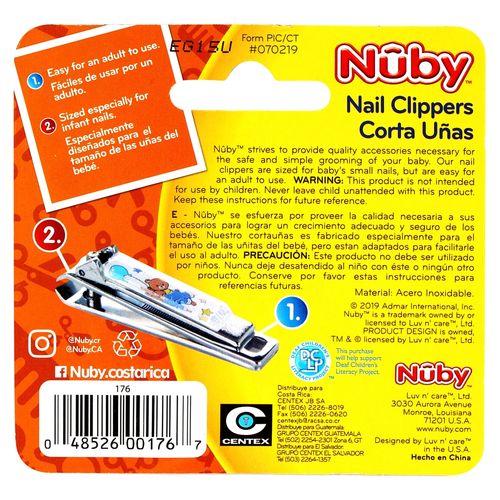 Corta Uñas Nuby Bebe