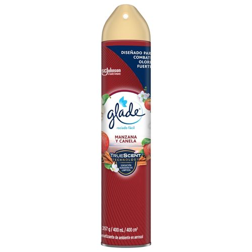 Aromatizante Glade Aerosol Manzana Y Canela - 400ml