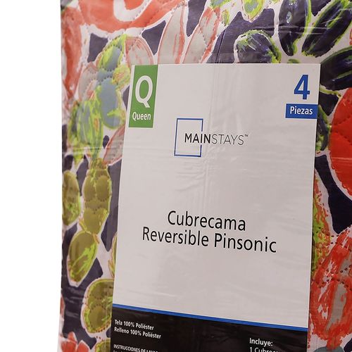 Cubrecama Mainstays reversible individual - 4 pzas