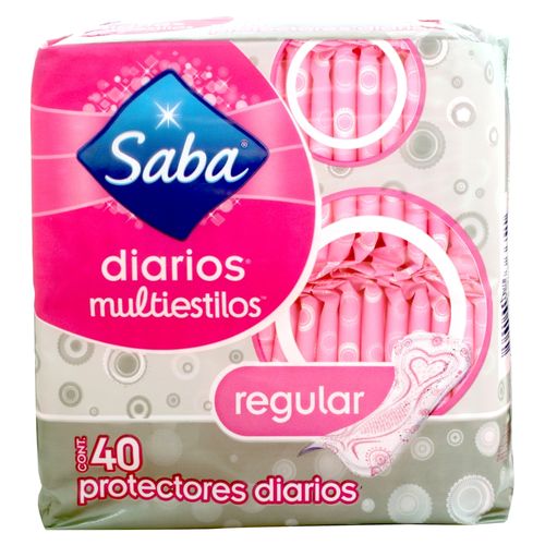 Protectores Saba diarios multiestilos regular - 40 uds