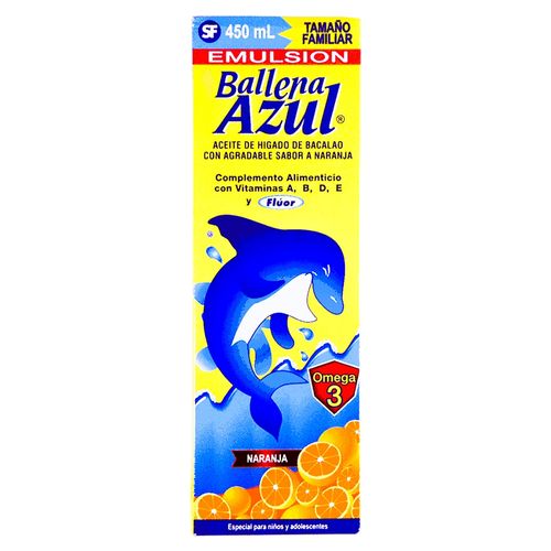 Emulsión Ballena Azul Naranja - 450 ml