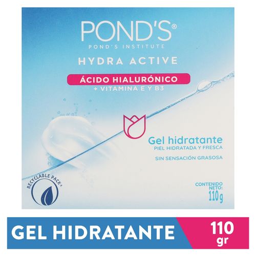 Gel Hidratante Pond's con ácido hialurónico - 110 g