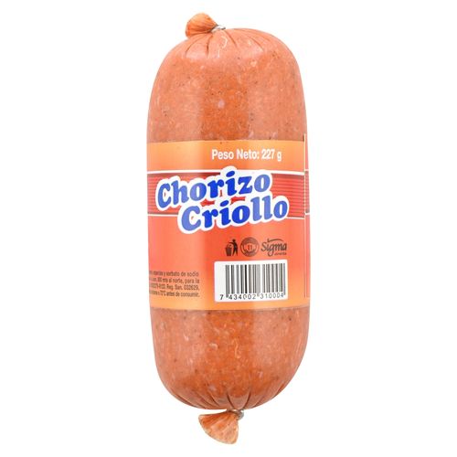 Chori Criollo Cerdo Tubo Zurqui 227gr