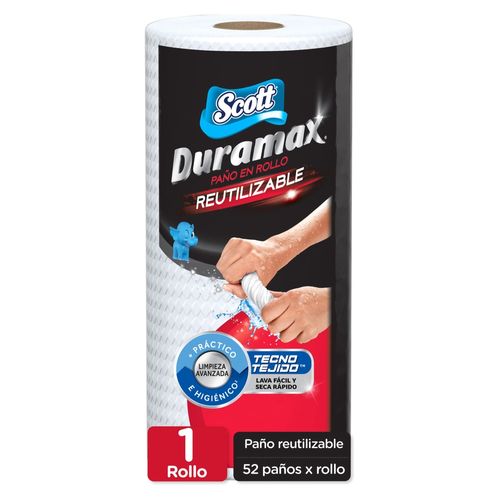 Toalla De Papel Reutilizable Scott Duramax 52 Hojas - 1 Rollo