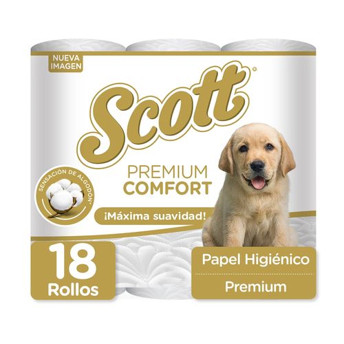 Scott Papel Hig Premium Com 3p 250h 18ea