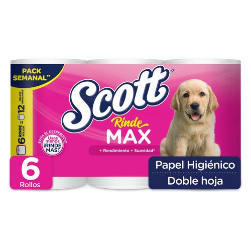 Papel Higenico Scott Rindemax 2P 6R 420H