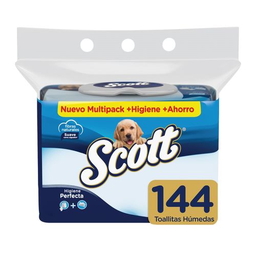 Scott Papel Hig Humedo Multipack 144Ea