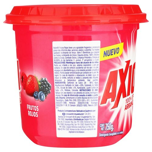 Lavaplatos Axion Frutos Rojos 750Gr