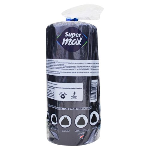 Bolsa Pbasura Supermax Negra Xg 30Ea