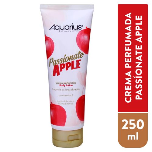 Crema corporal Aquarius perfumada manzana - 250 ml