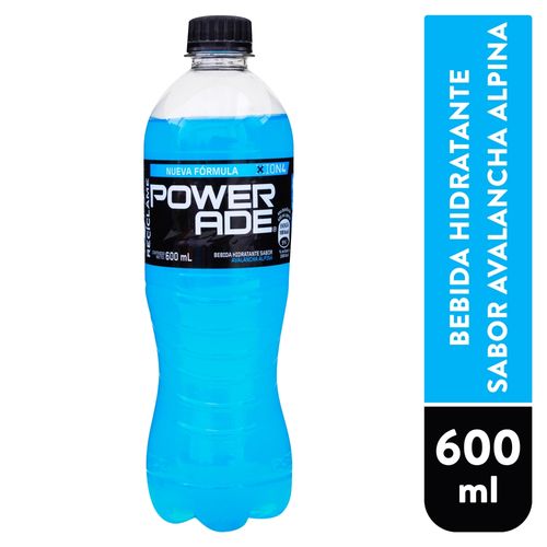 Bebida hidratante Powerade avalancha azul - 600 ml