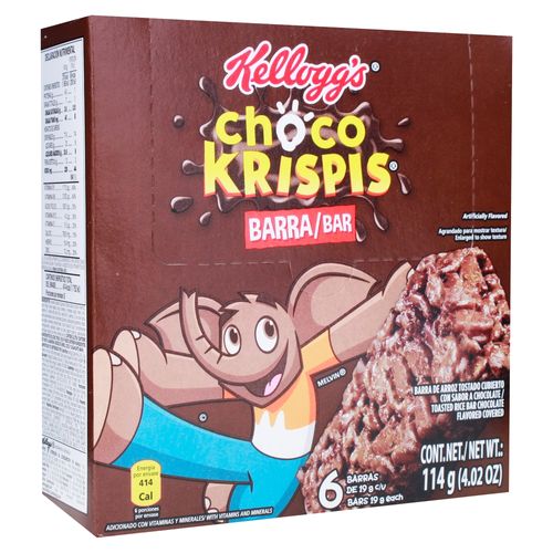 Barras Kellogg's Choco Krispis 6 Pack - 114 g