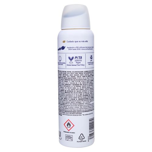 Desodorante Dove clinical expert original clean en aerosol - 150 ml