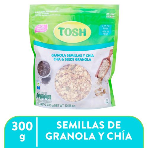 Granola Tosh Semillas Y Chia - 300gr