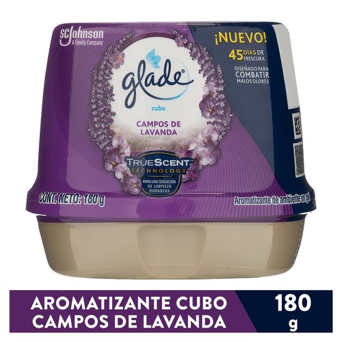 Aromatizante Glade cubo aroma campos de lavada - 180 g