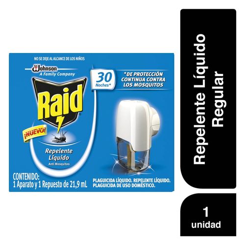 Repelente Líquido  RAID® Aparato 30 Noches