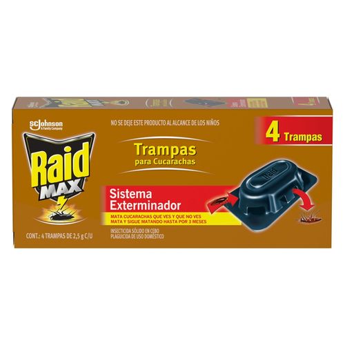 Trampa para cucarachas Raid exterminador - 16 g