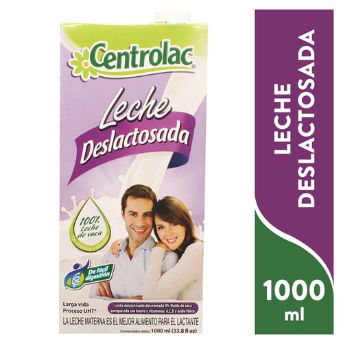 Leche Centrolac Deslactosada Cero - 1000ml