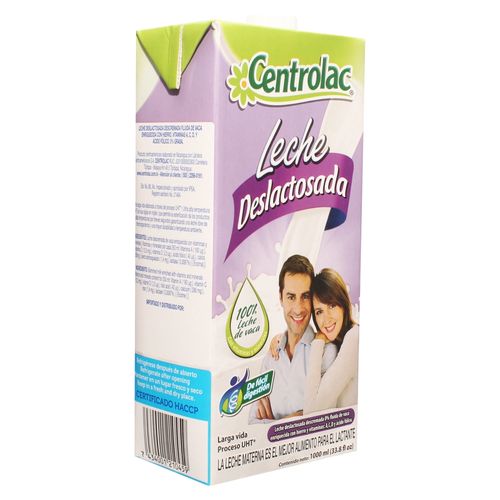 Leche Centrolac Deslactosada Cero - 1000ml