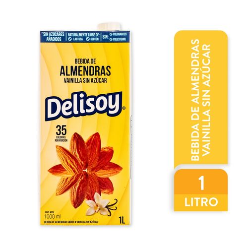 Bebida de Almendra Delisoy Vainilla Azúcar - 1000 ml