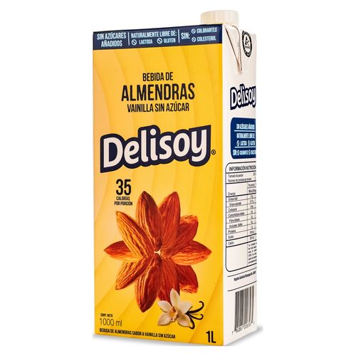 Bebida de Almendra Delisoy Vainilla Azúcar - 1000 ml