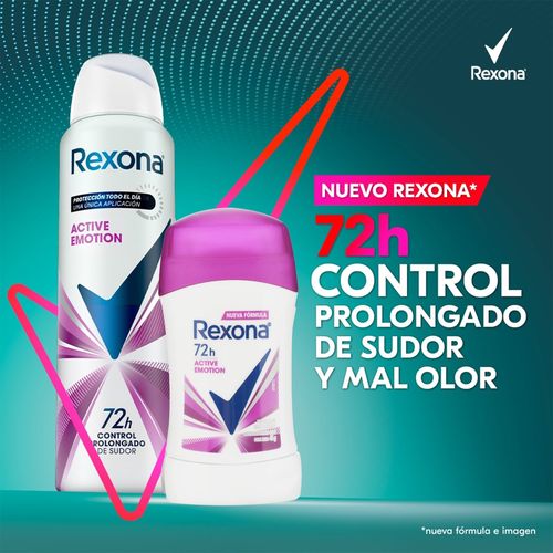 Desodorante Rexona e active emotion en barra - 45 g