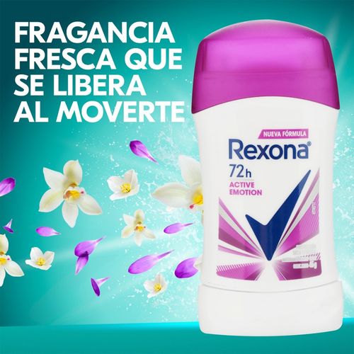 Desodorante Rexona e active emotion en barra - 45 g