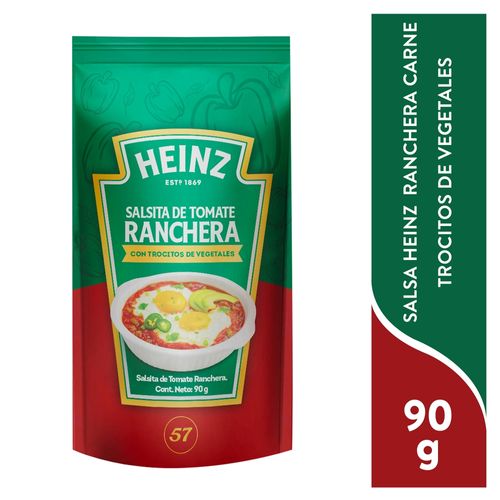 Salsa Heinz ranchera Heinz para pastas y pizzas - 90 g