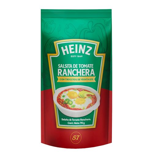 Salsa Heinz ranchera Heinz para pastas y pizzas - 90 g