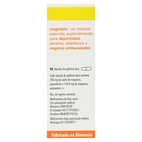 Magnesio Denk Farma 150Mg 50 Ea