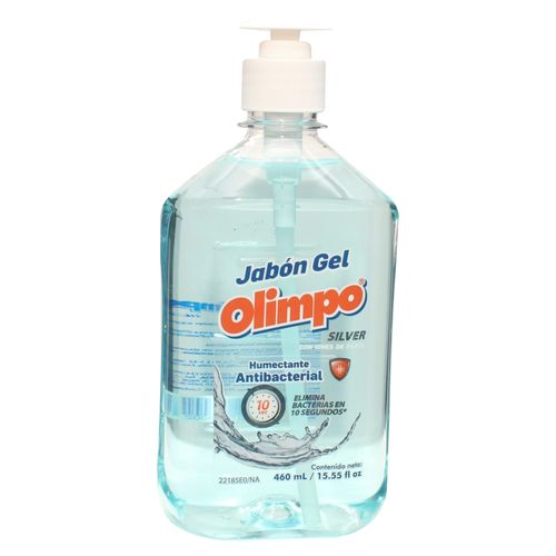 Jabón Olimpo Antibacterial Liquido Silver - 460 g