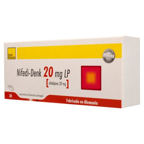 Nifedipina Denk 20Mg 30 Ea