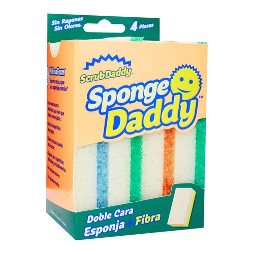 Fibra Mas Esponja Sponge Daddy 4Ea