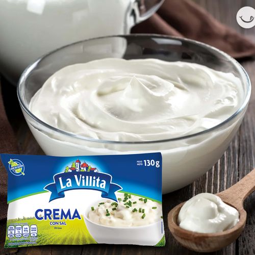 Crema Con Sal La Villita 130Gr
