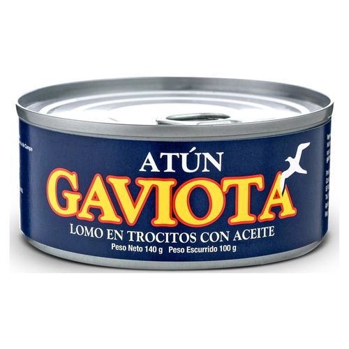 Atun Gaviota Lomo Trocito En Aceite -100gr