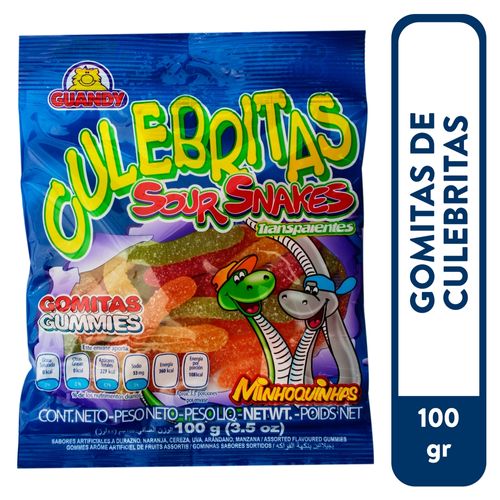 Guandy Gomita Culebrita Azucarada 100Gr