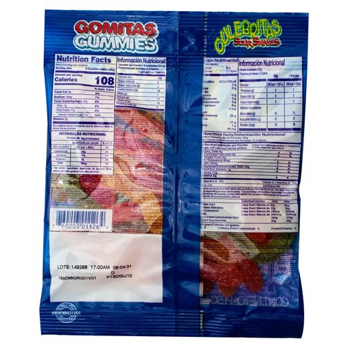 Guandy Gomita Culebrita Azucarada 100Gr