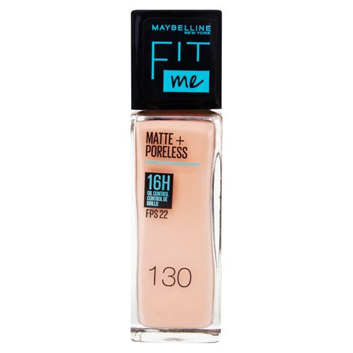 Base Maybelline fit me mate y sin poros tono 130 - 30 ml