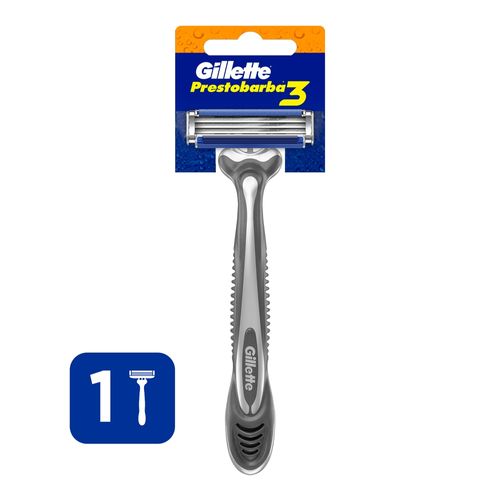 Máquinas Para Afeitar Desechables Gillette Prestobarba3,  10 Unidades