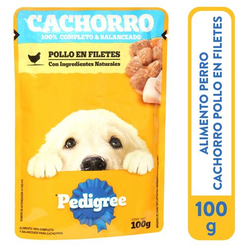 Alimento Húmedo Pedigree Para Cachorro Sabor A Pollo 100g