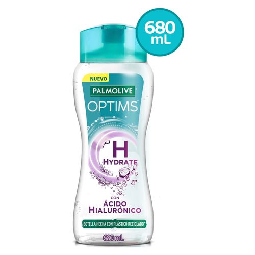 Shampoo 2 en 1 Palmolive Optims Hialurónico más Vital Keratina Hidratación Profunda - 680 ml