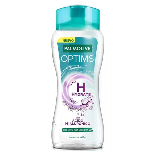 Shampoo 2 en 1 Palmolive Optims Hialurónico más Vital Keratina Hidratación Profunda - 680 ml