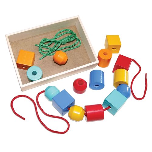 Juego Spark Create Imagine Enhebra cuentas de madera